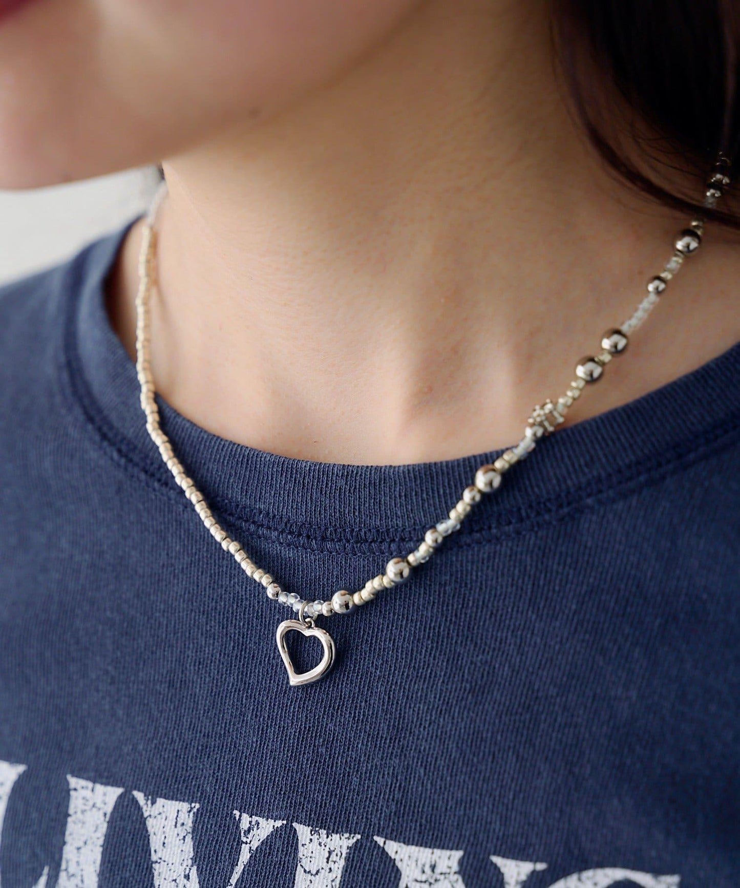fiw. 愛心珠串項鍊
