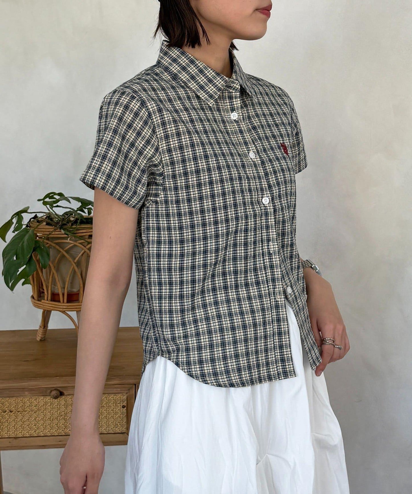 U.S. POLO ASSN. 泡泡紗迷你襯衫