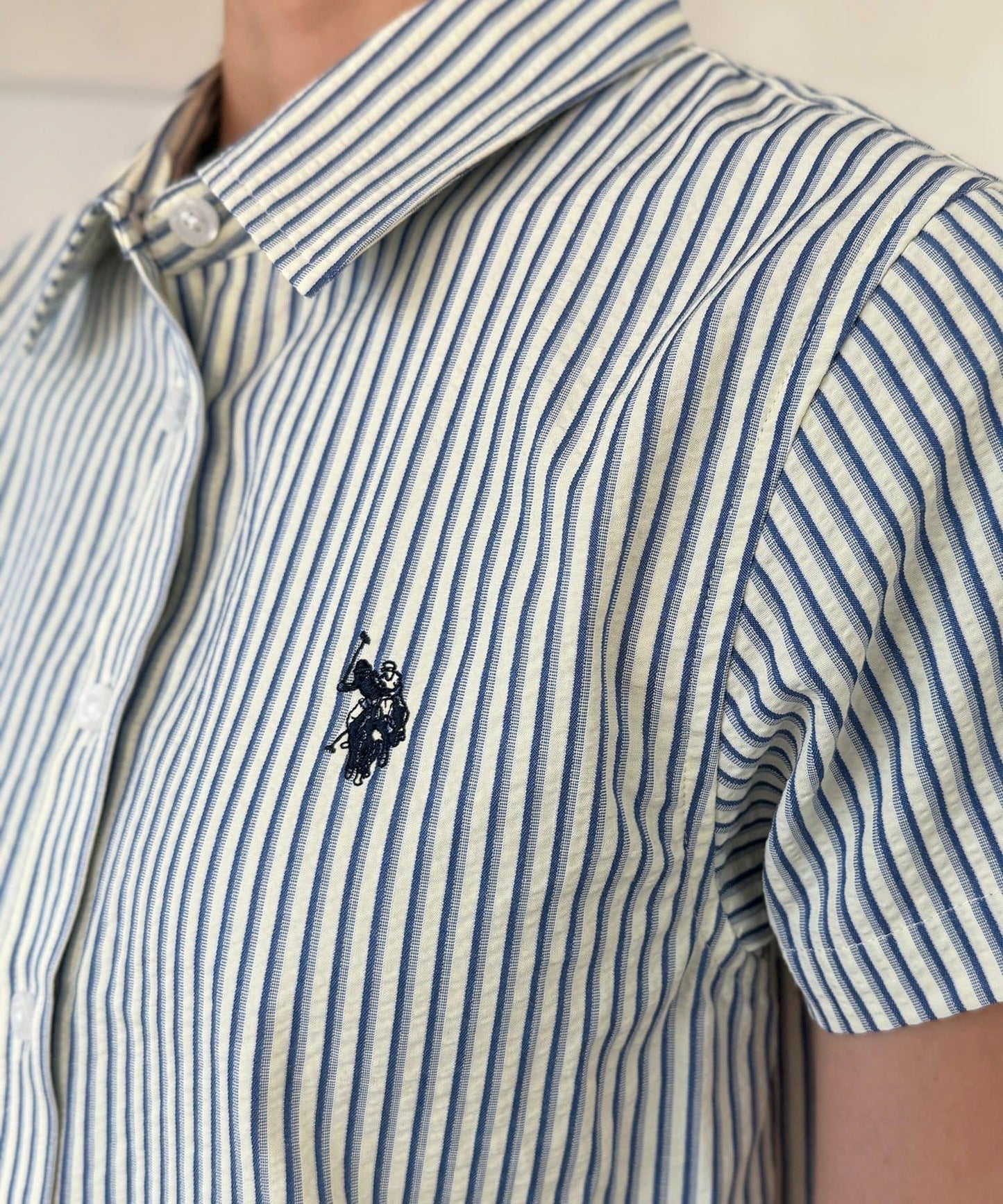 U.S. POLO ASSN. 泡泡紗迷你襯衫