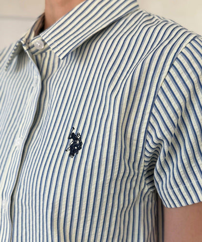 U.S. POLO ASSN. 泡泡紗迷你襯衫
