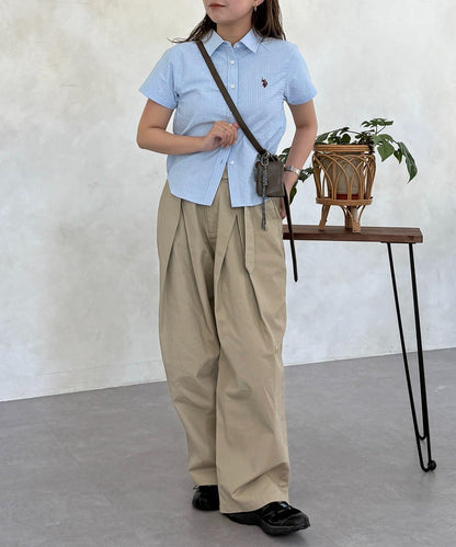 U.S. POLO ASSN. 泡泡紗迷你襯衫
