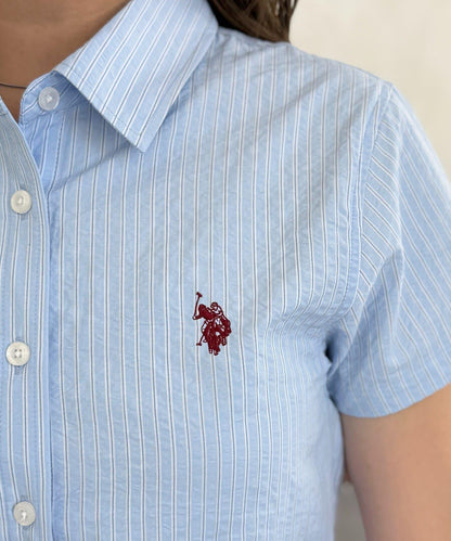 U.S. POLO ASSN. 泡泡紗迷你襯衫