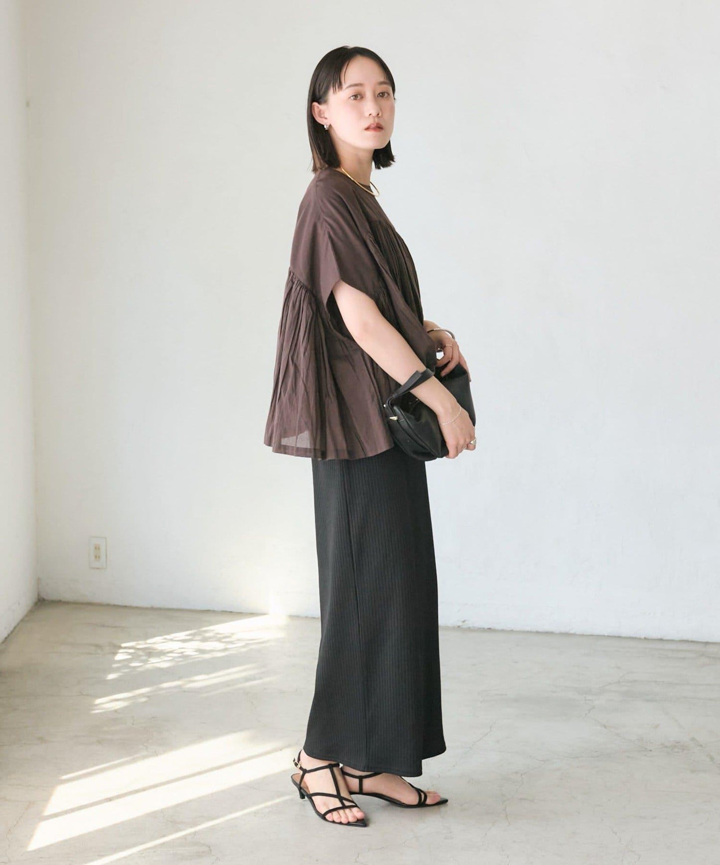 RIVE DROITE 褶皺蓬鬆廓形 女式襯衫