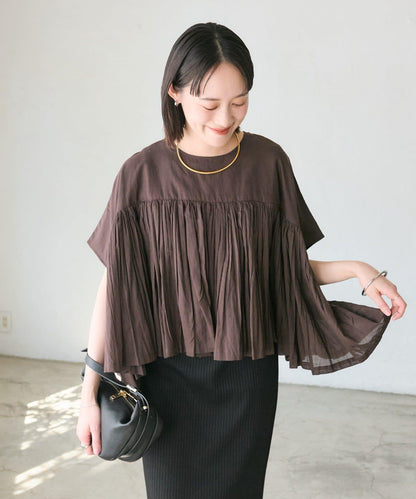 RIVE DROITE 褶皺蓬鬆廓形 女式襯衫