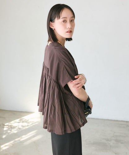 RIVE DROITE 褶皺蓬鬆廓形 女式襯衫