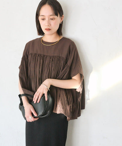 RIVE DROITE 褶皺蓬鬆廓形 女式襯衫