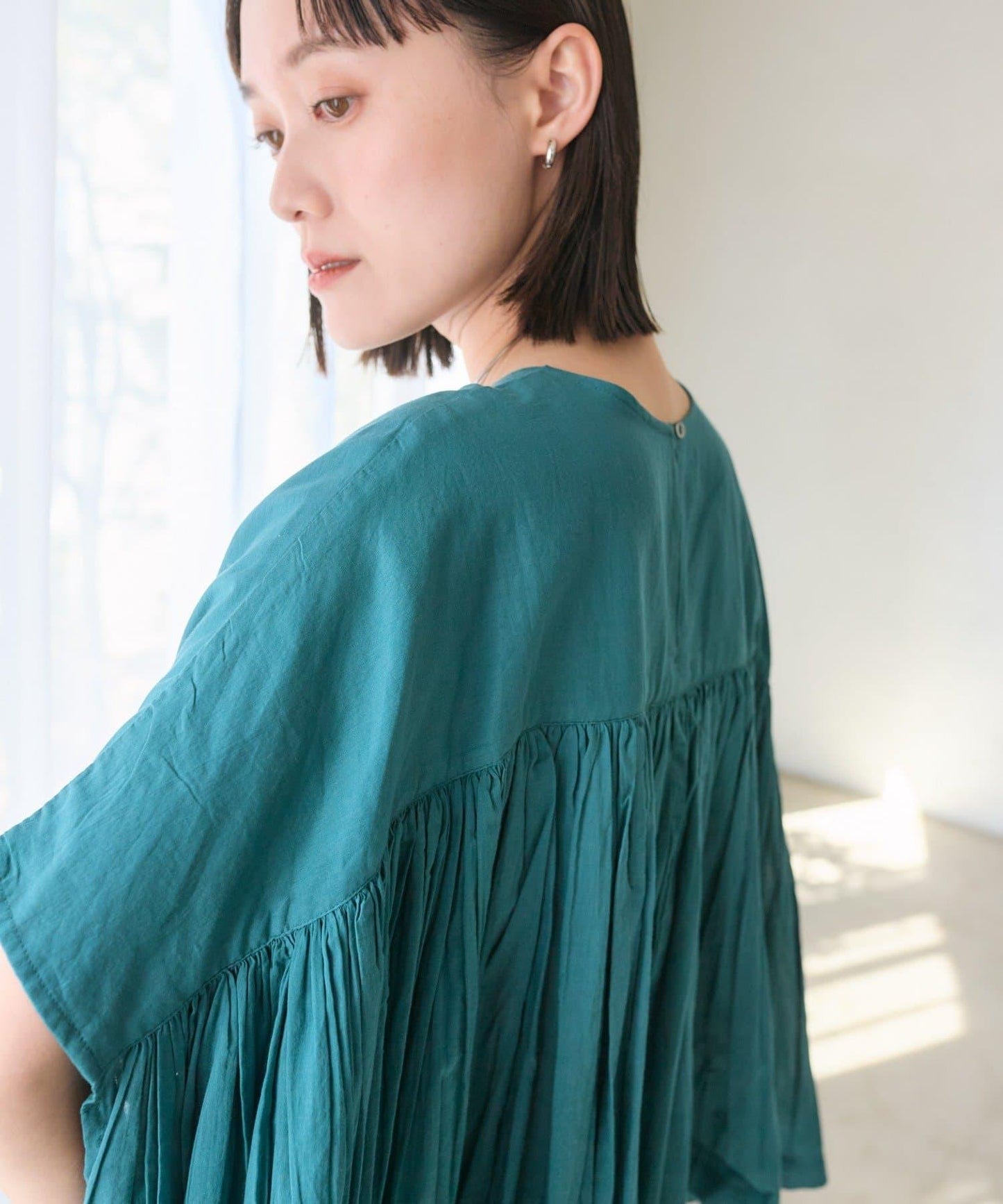 RIVE DROITE 褶皺蓬鬆廓形 女式襯衫