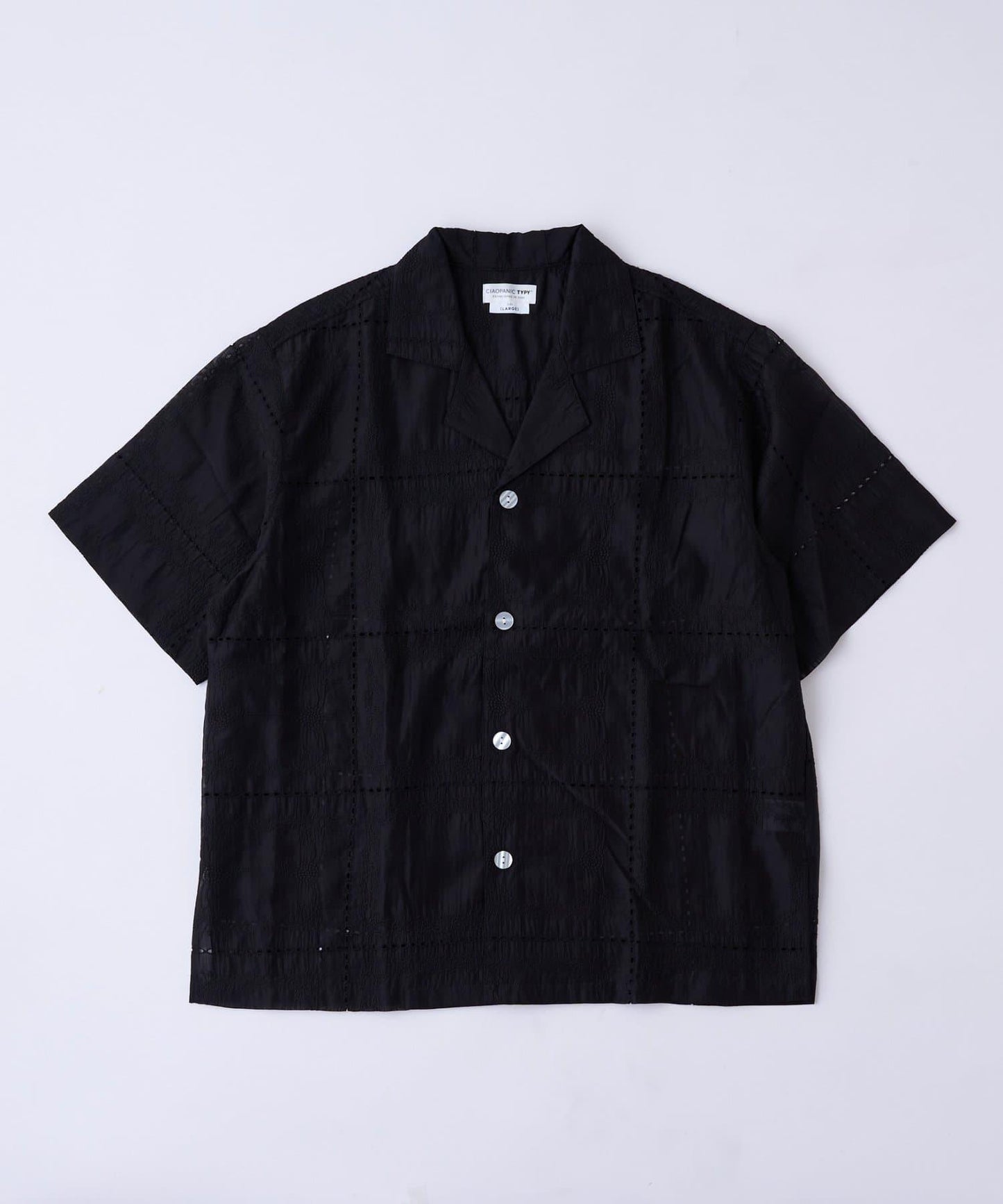 中性蕾絲刺繡襯衫 網絡