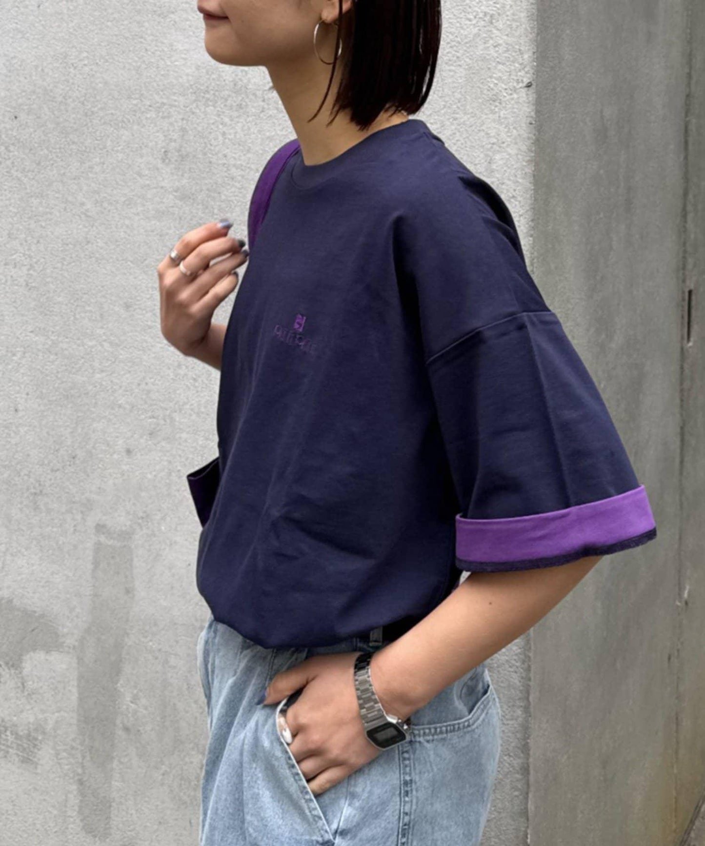 PATTIPATTI 中性疊穿設計T恤