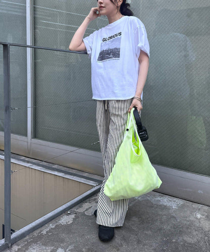 可翻面設計 網眼材質 購物袋