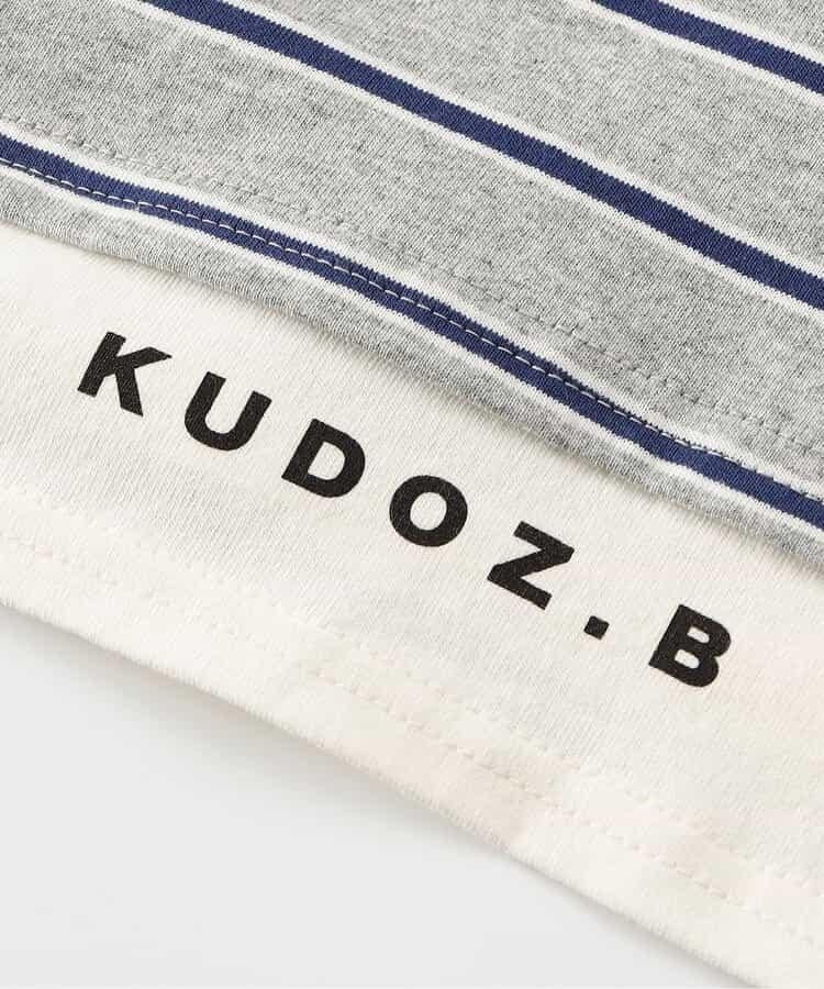 KUDOZ.B 先染條紋疊穿設計 T恤