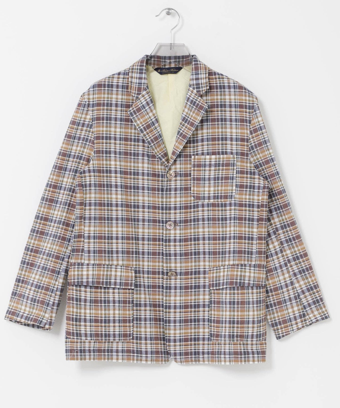 BROOKS BROTHERS MADRAS 3PPKT 夾克