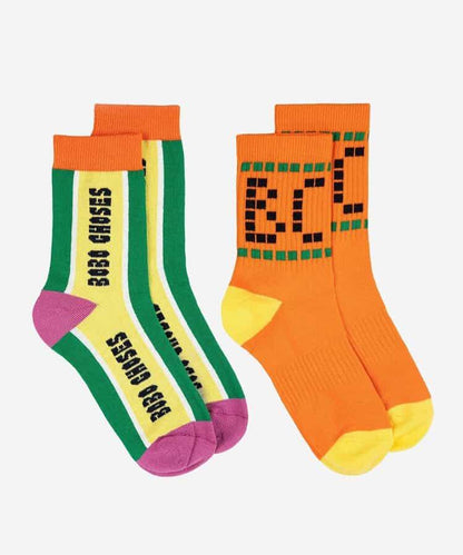 Short socks 2P 兒童短襪