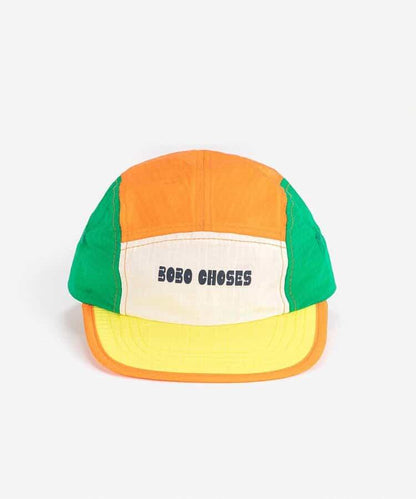 Color block technic cap 兒童帽子