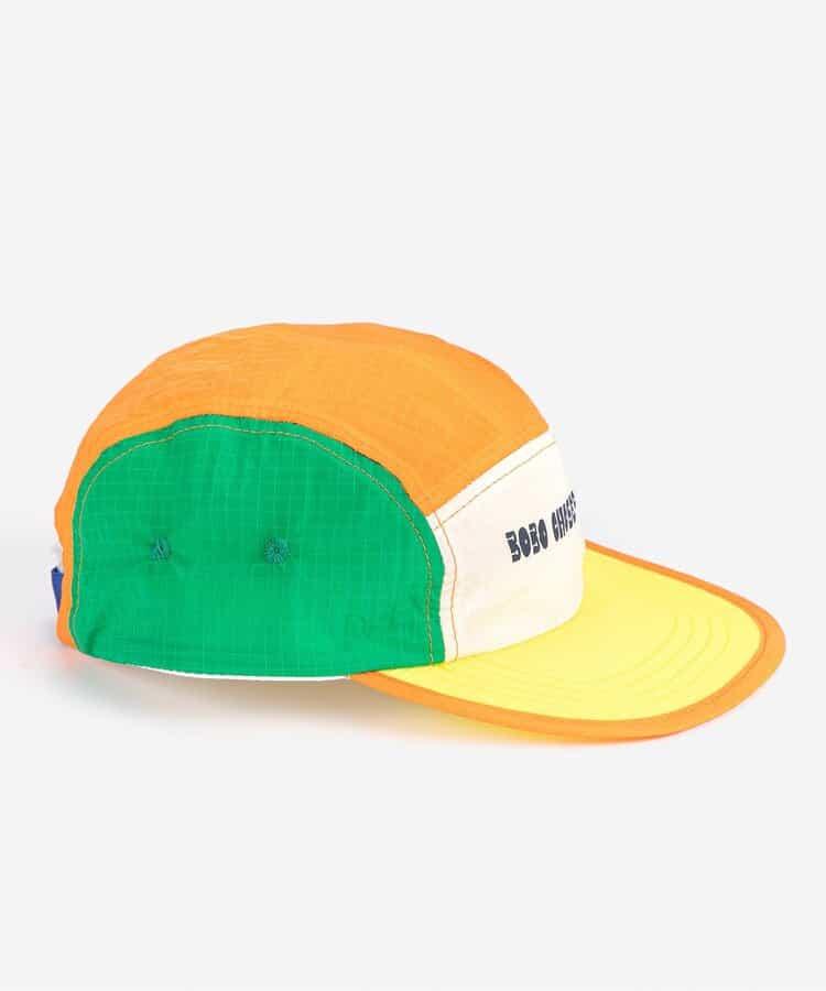 Color block technic cap 兒童帽子