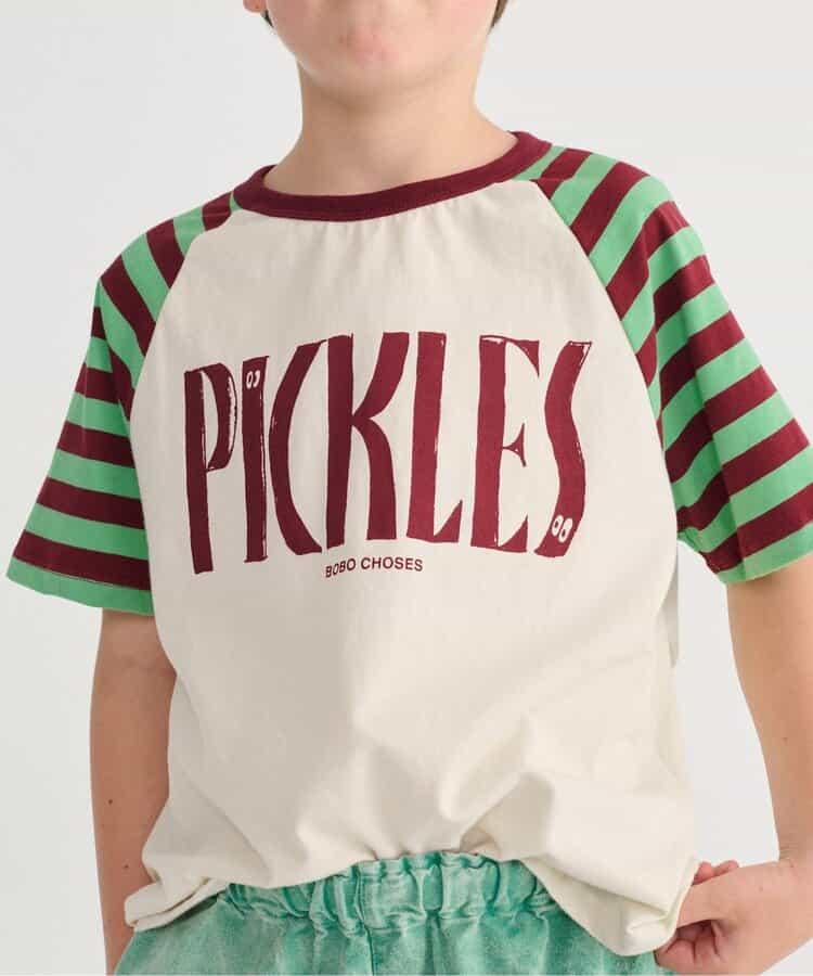 兒童 Spicy Pickles 插肩短袖T恤