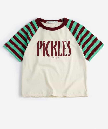 兒童 Spicy Pickles 插肩短袖T恤
