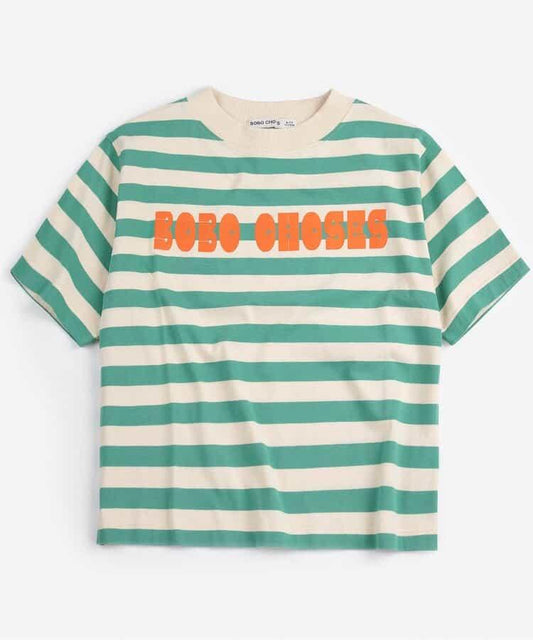 Modern striped 條紋短袖兒童T恤