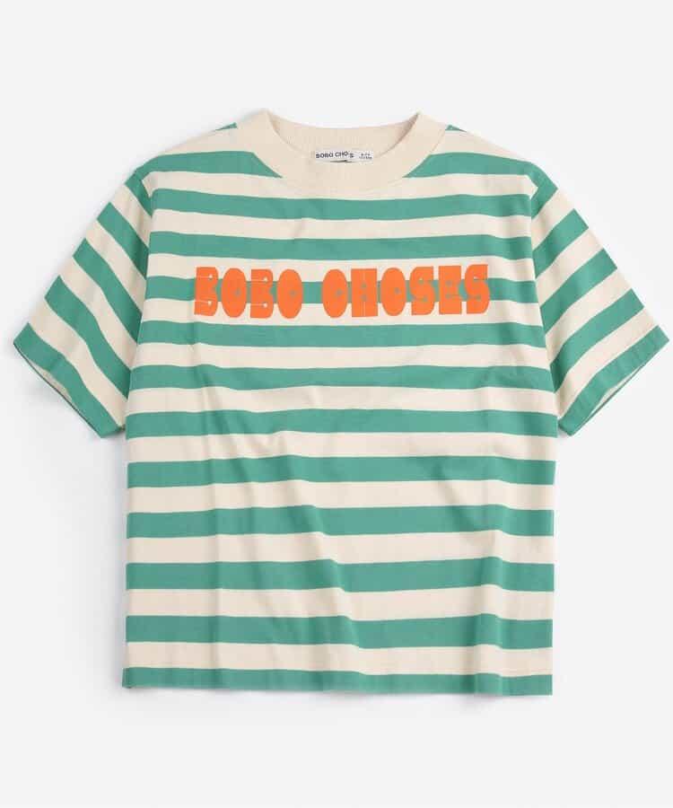 Modern striped 條紋短袖兒童T恤