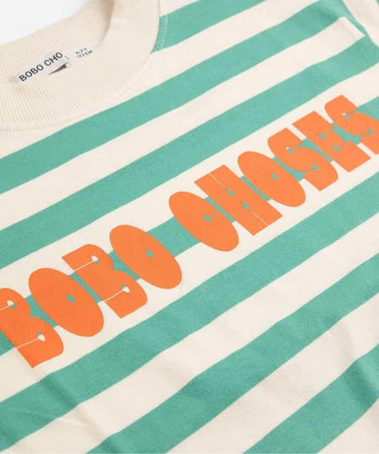 Modern striped 條紋短袖兒童T恤