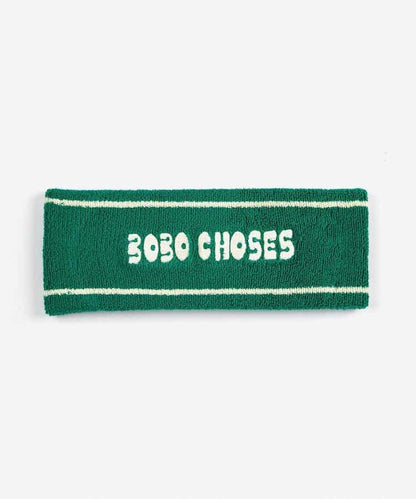 Green terry headband 兒童頭帶