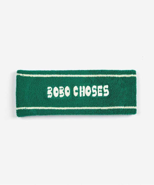 Green terry headband 兒童頭帶