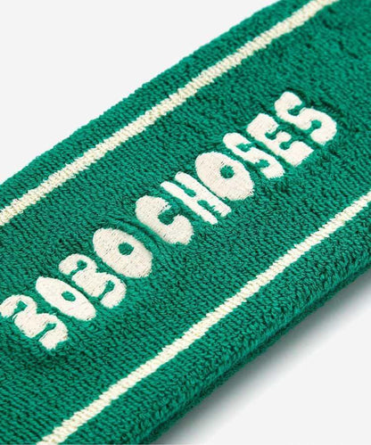 Green terry headband 兒童頭帶