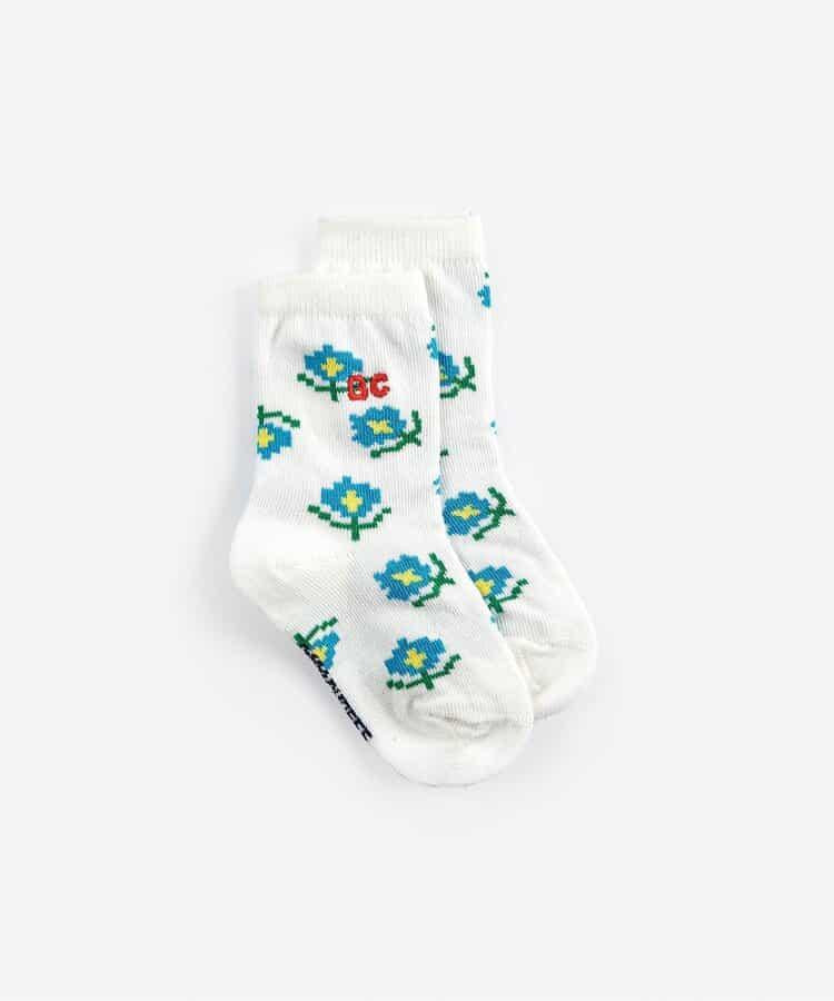 Flower shor socks 2P 嬰童襪子