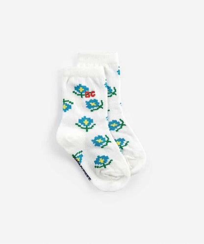 Flower shor socks 2P 嬰童襪子