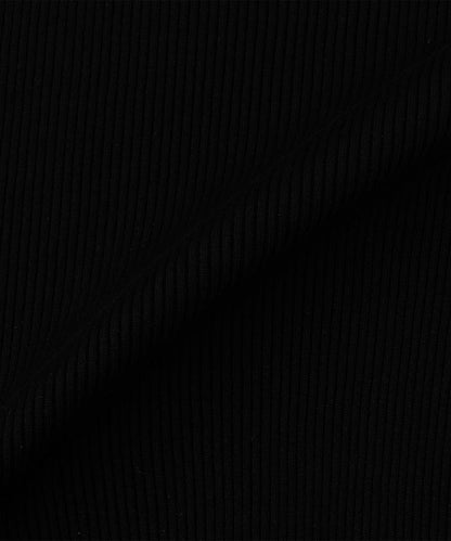 心形刺繡 五分袖 純棉 羅紋上衣 T Rib T-shirt a‑T01