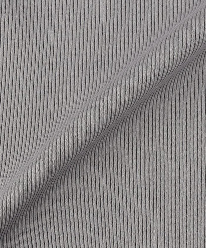 心形刺繡 五分袖 純棉 羅紋上衣 T Rib T-shirt a‑T01
