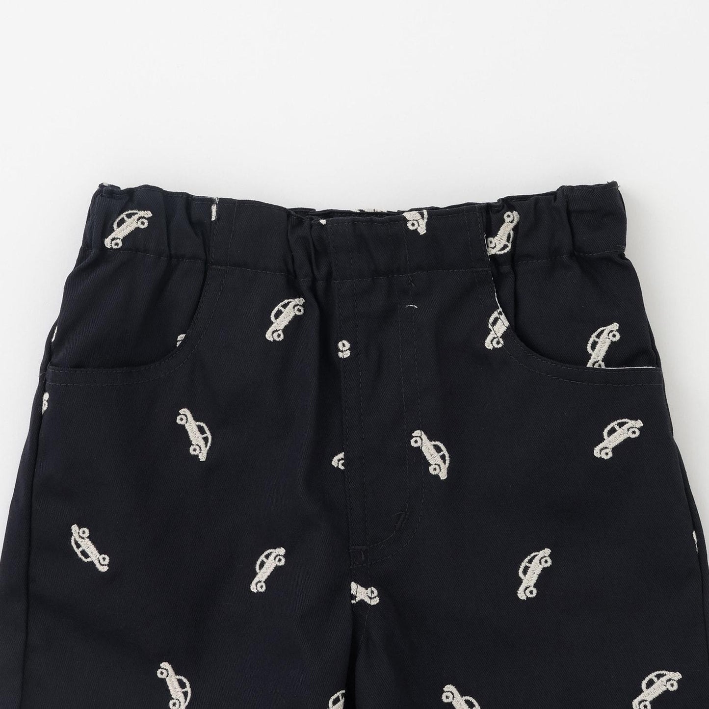 刺繡圖案 休閒短褲