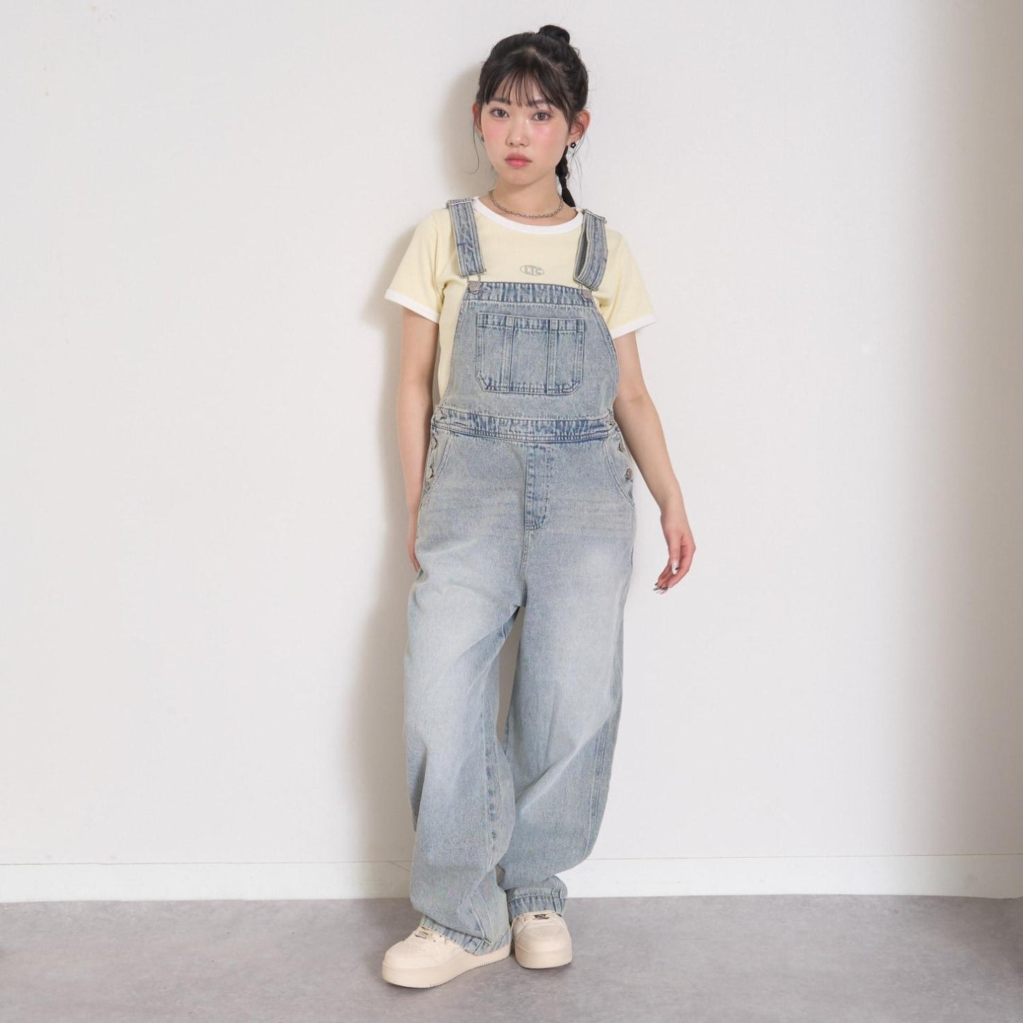 BS 牛仔揹帶褲