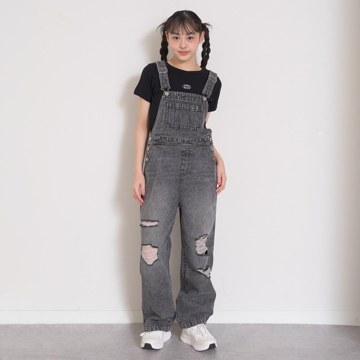 BS 牛仔揹帶褲