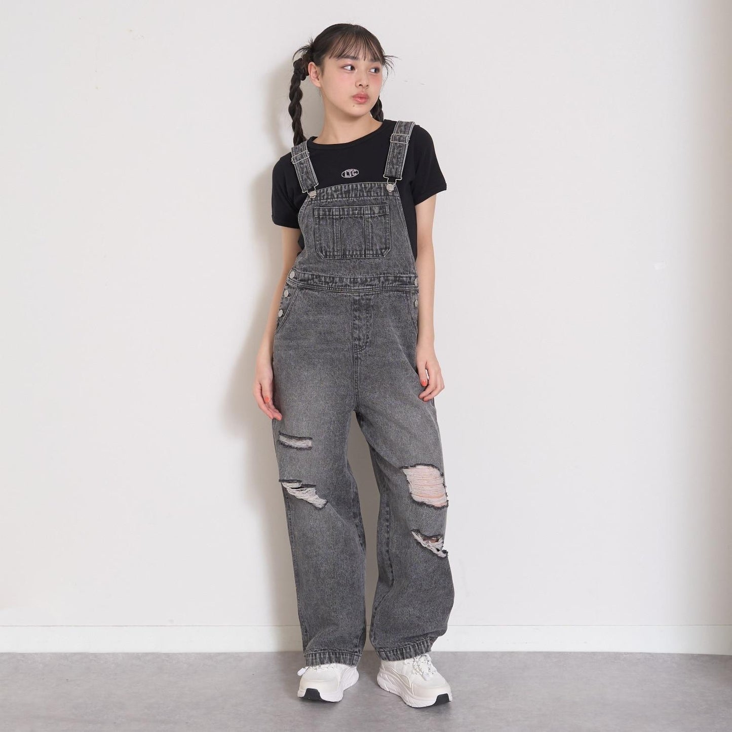BS 牛仔揹帶褲