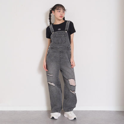 BS 牛仔揹帶褲