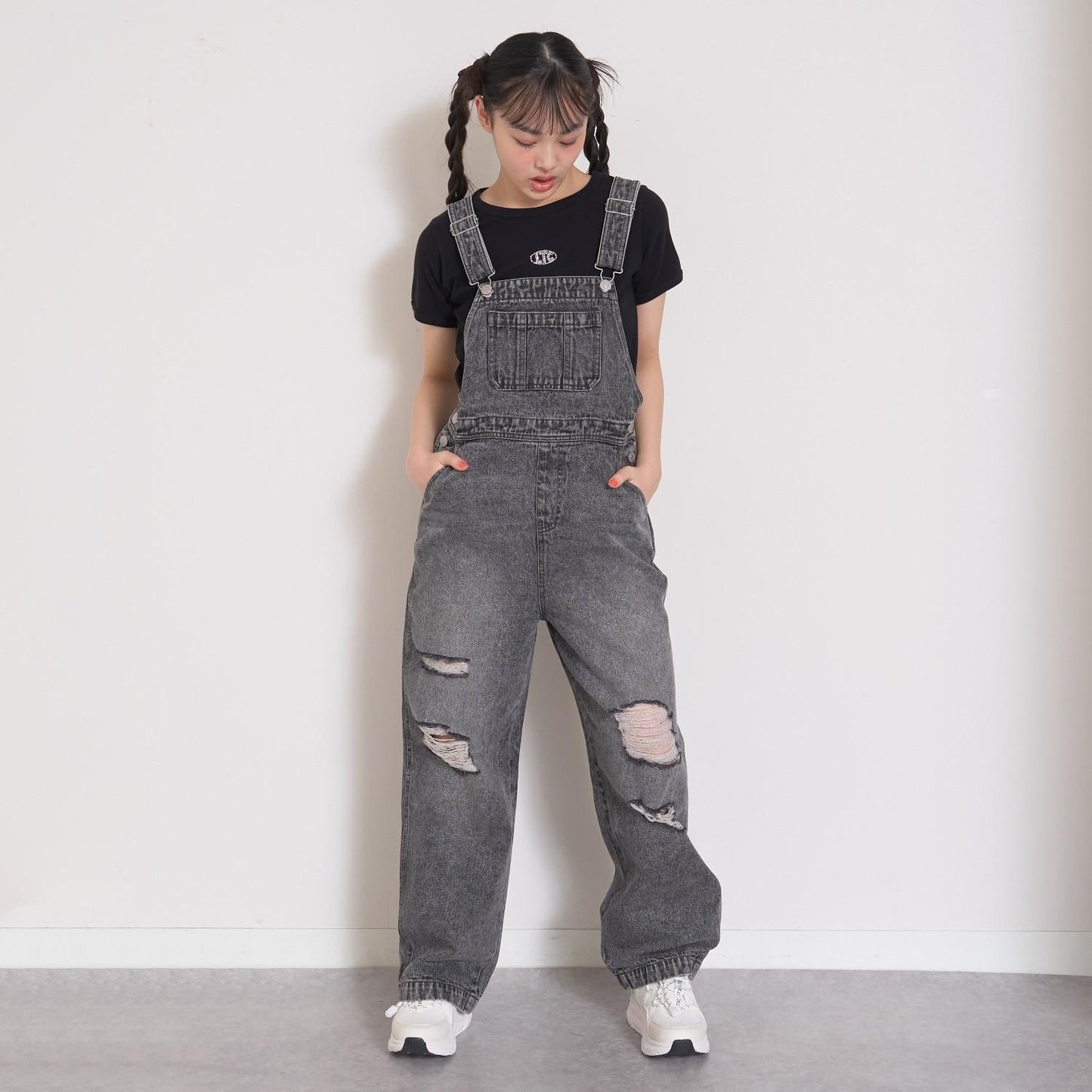 BS 牛仔揹帶褲