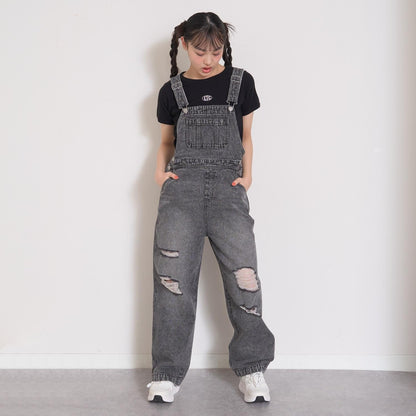 BS 牛仔揹帶褲