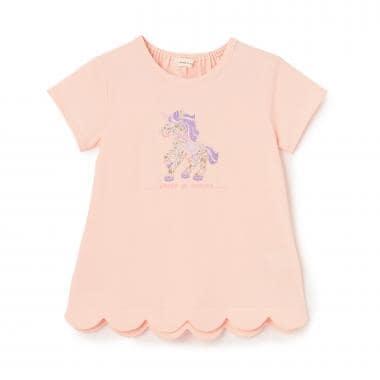 獨角獸Liberty貼布 短袖T恤
