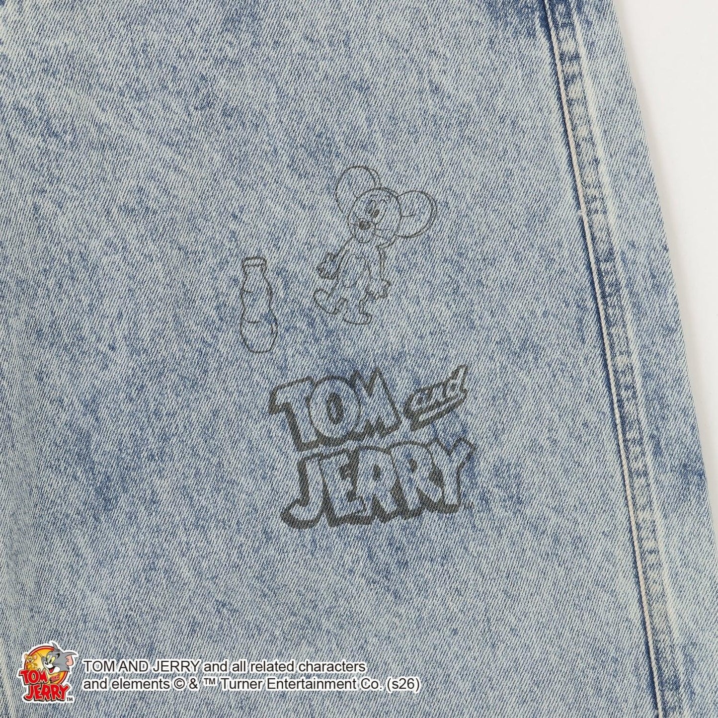 TOM AND JERRY（貓和老鼠） 彎刀版型 褲子