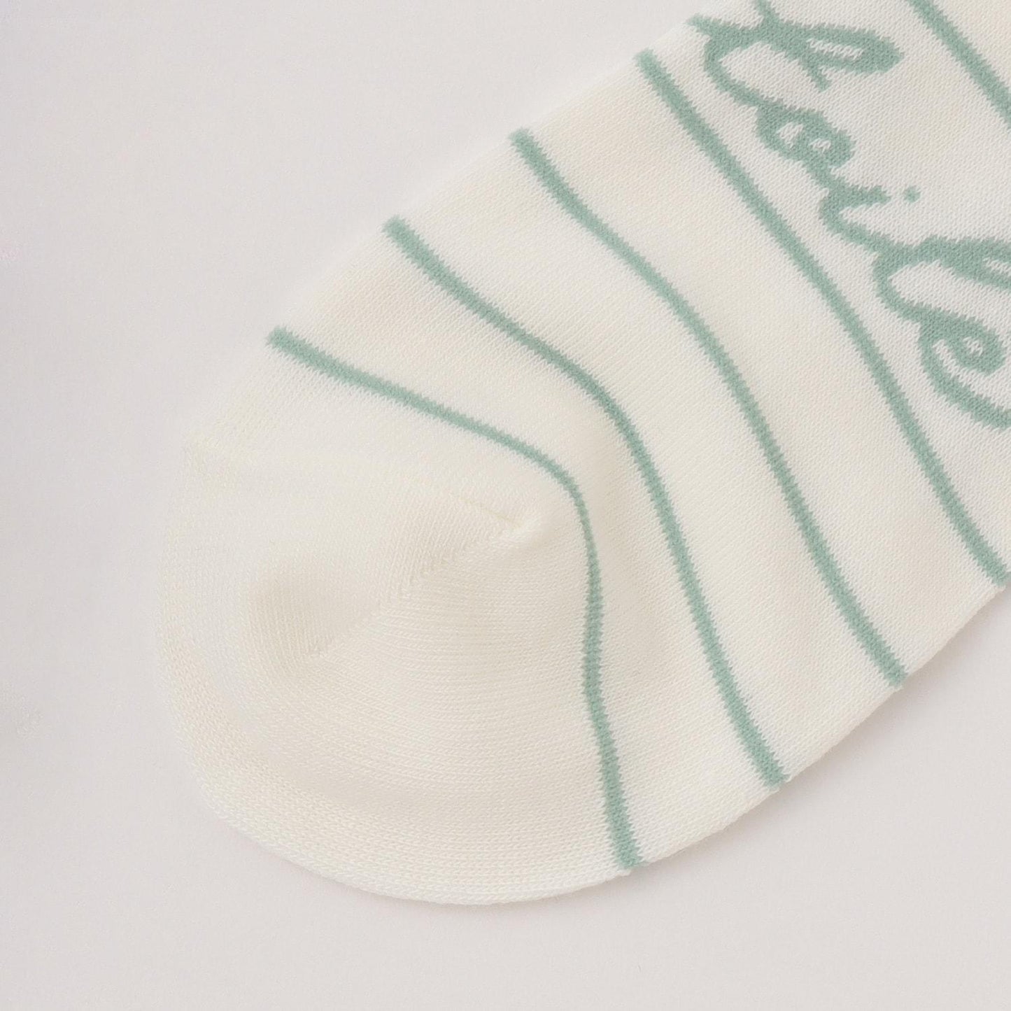 狗刺繡條紋設計短筒襪