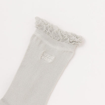 亮片Logo刺繡襪子