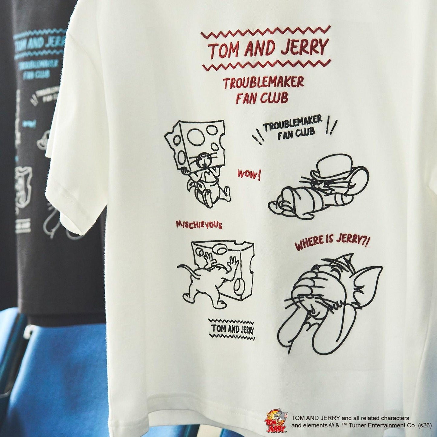 TOM AND JERRY（湯姆與傑瑞） 寬鬆款T恤
