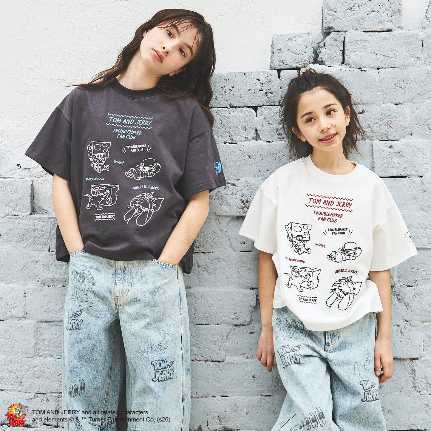 TOM AND JERRY（貓和老鼠） 彎刀版型 褲子