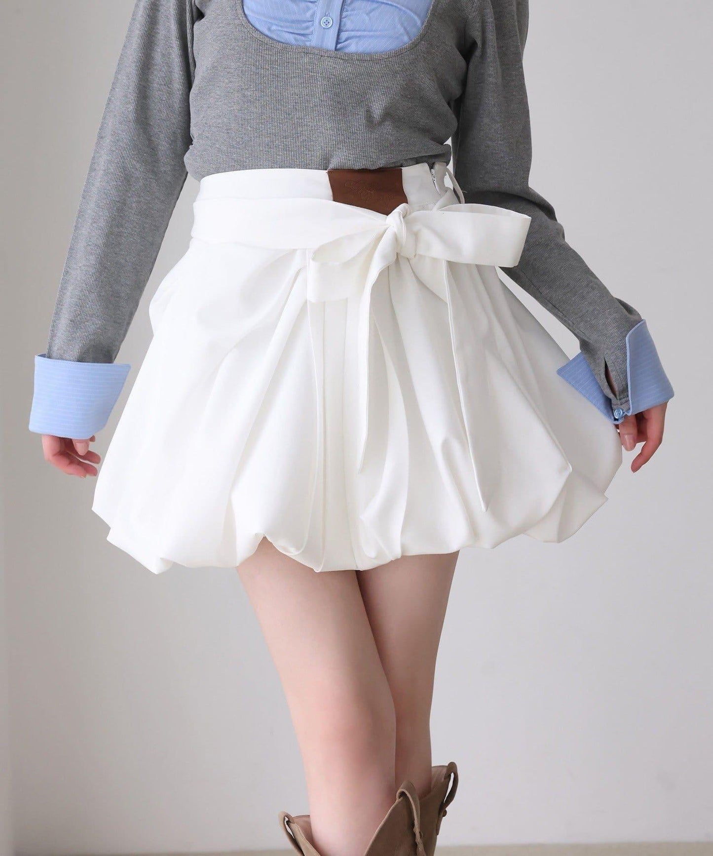 one after another 泡泡半身裙
