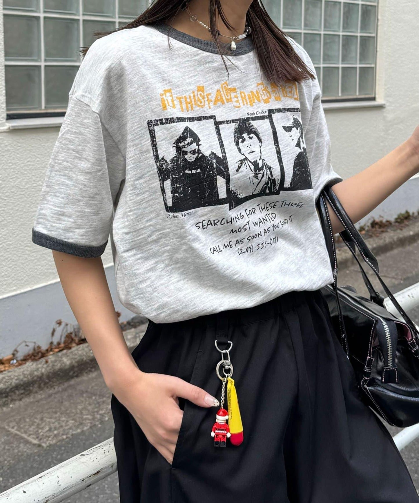 多款印花撞色邊 T恤