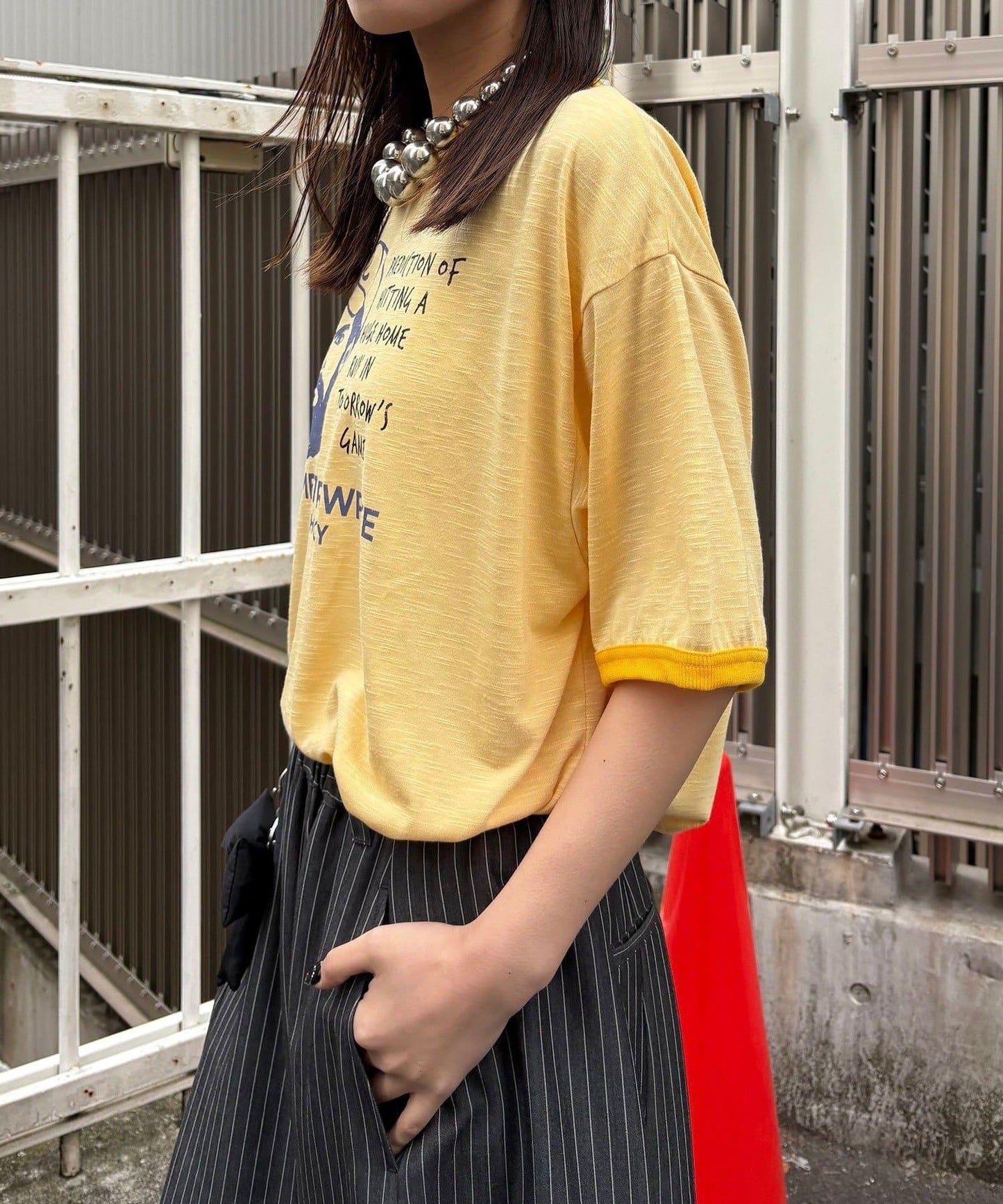 多款印花撞色邊 T恤