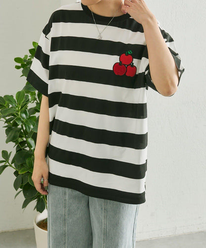 HELLO KITTY（Hello Kitty） × ear 可手洗T恤