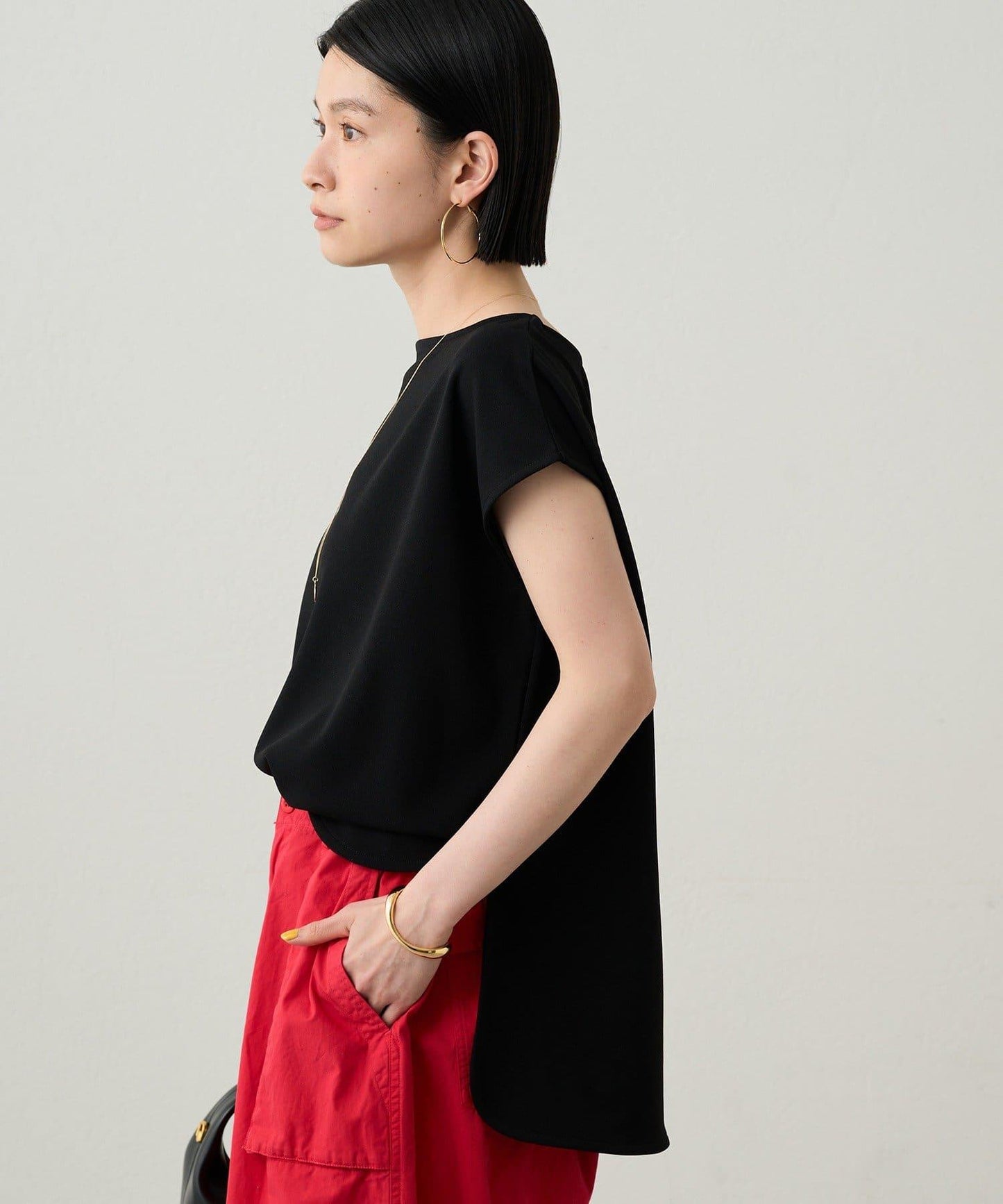 喬其面料 法式設計 上衣