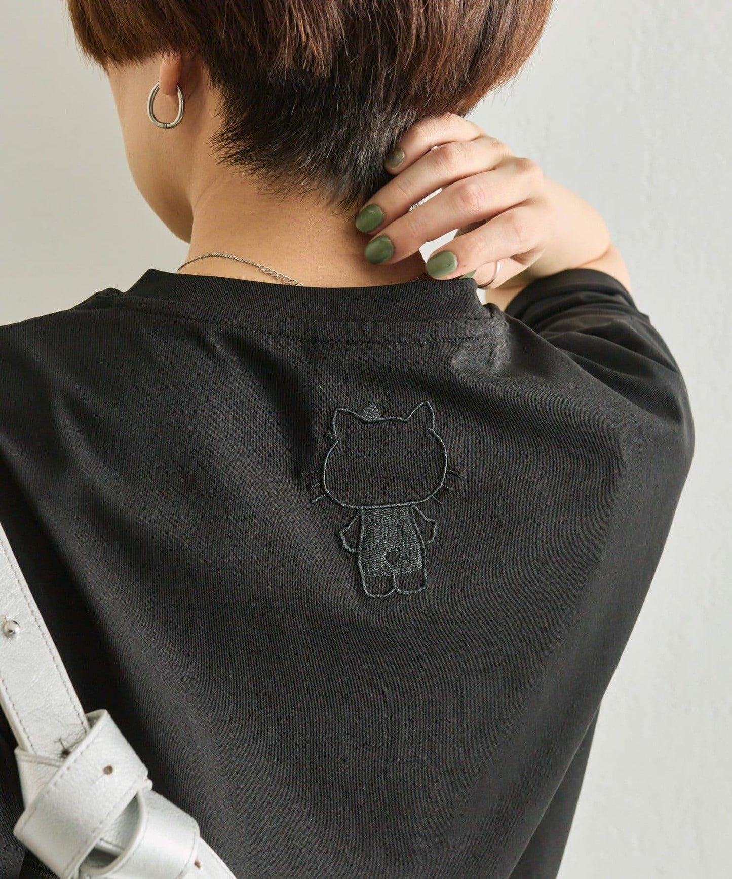HELLO KITTY（Hello Kitty） × ear 可手洗T恤